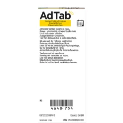 AdTab Anti Vlo en Teek Kauwtabletten Hond >22-45kg 3 tabletten