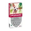 Advantix Spot On 40 Anti Vlooien en Teken Druppels Hond tot 4 kg 6 pipetten