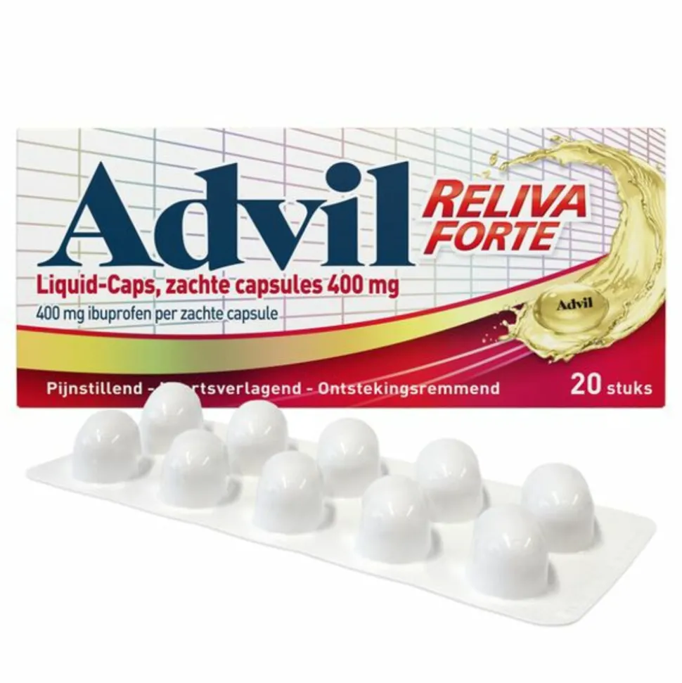 Advil Reliva Forte Liquid-Caps 400 20 capsules