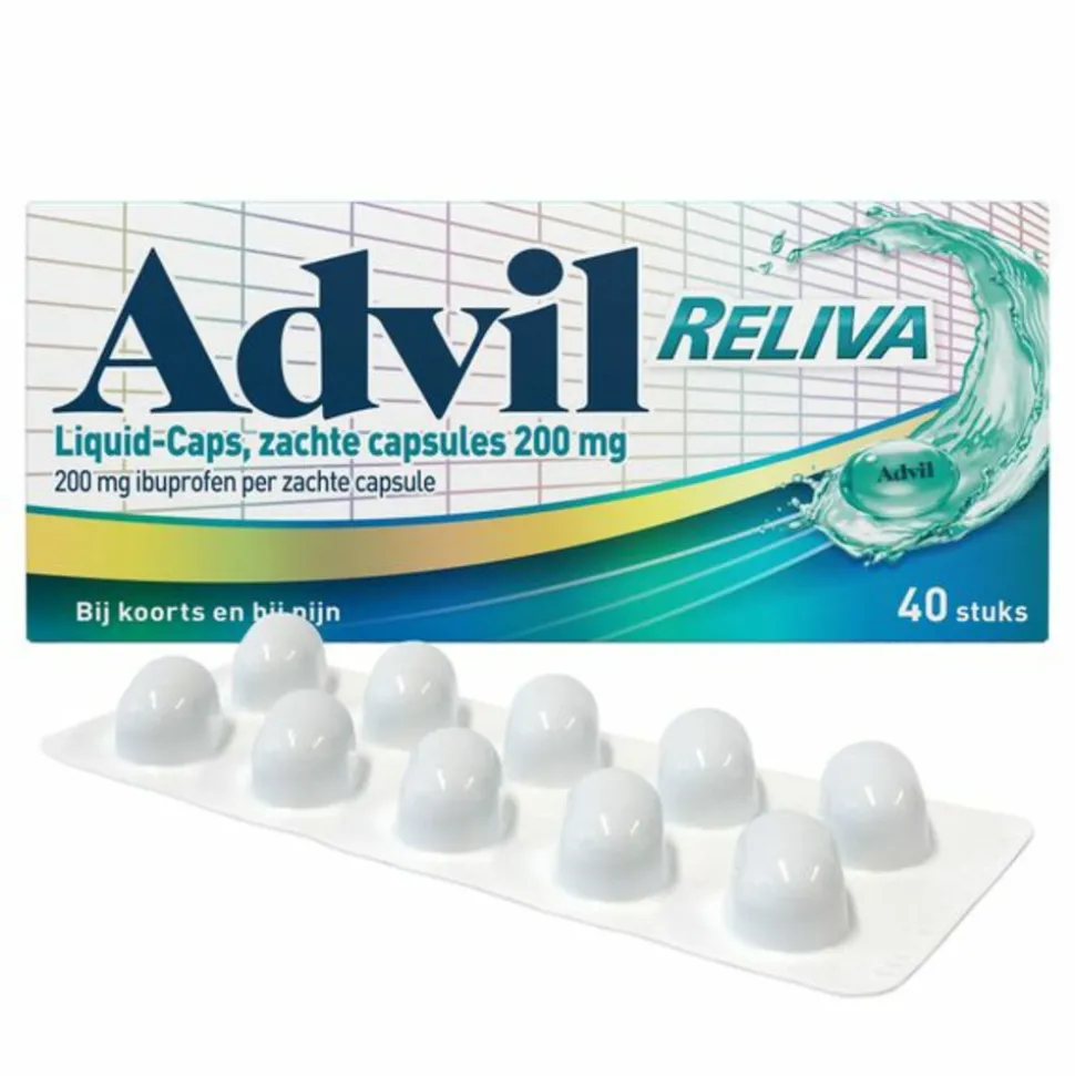 Advil Reliva Liquid-Caps 200 40 capsules