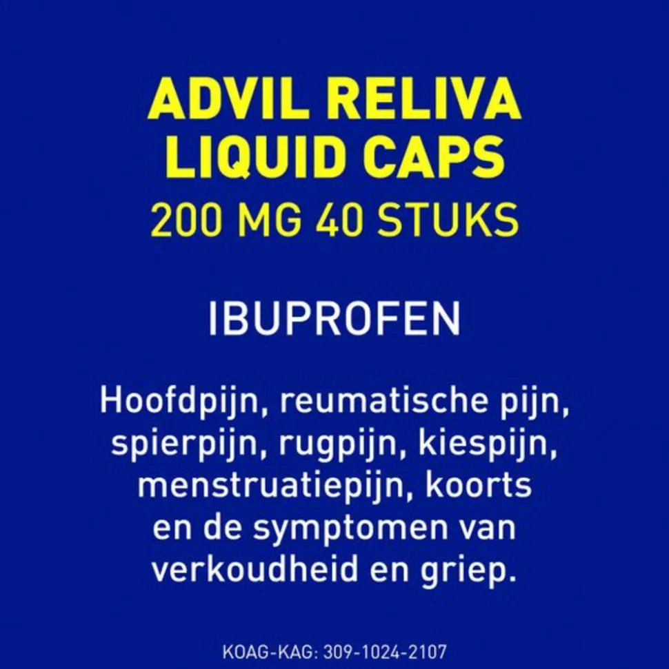 Advil Reliva Liquid-Caps 200 40 capsules
