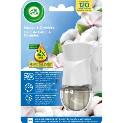 Air Wick Elektrische Luchtverfrisser Starter Kit Katoen & Orchidee 19 ml