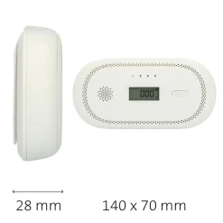 Alecto COA2650 Koolmonoxidemelder Zwart