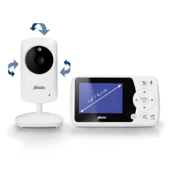 Alecto DVM-64 Babyfoon Met Camera en 2,4-inch kleurenscherm 1 set