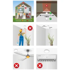 Alecto SA-110 DUO Rookmelder Met 10 jaar Sensor en Batterij 2 stuks