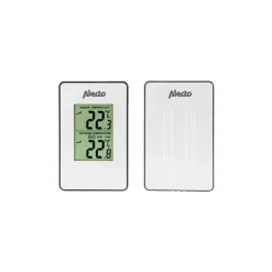 Alecto WS-1050 Weerstation Met Draadloze Buitensensor Wit