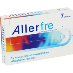 Allerfre Tabletten 10 mg 7 tabletten