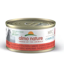 Almo Nature HFC Complete Kattenvoer Nat Zalm & Tonijn & Wortel 70 gr