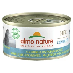 Almo Nature HFC Complete Graanvrij Kattenvoer Nat Makreel & Zoete Aardappel 70 gr