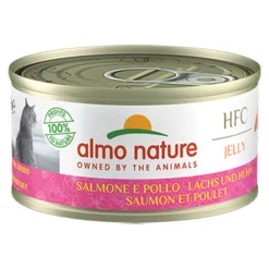 Almo Nature HFC Jelly Kattenvoer Nat Zalm & Kip 70 gr