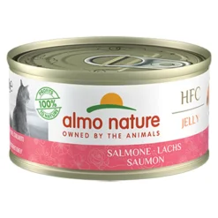 Almo Nature HFC Jelly Kattenvoer Nat Zalm 70 gr