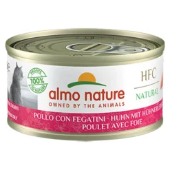 Almo Nature HFC Natural Kattenvoer Nat Blikje Kip en Lever 70 gr
