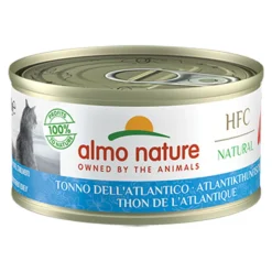 Almo Nature HFC Natural Kattenvoer Nat Blikje Atlantische Tonijn 70 gr
