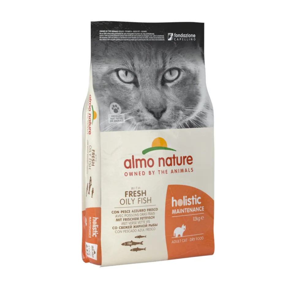 Almo Nature Holistic Kattenvoer Witvis & Rijst 12 kg