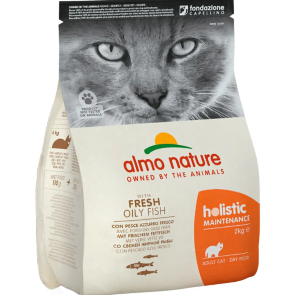 Almo Nature Holistic Witvis & Rijst Kattenvoer 2 kg