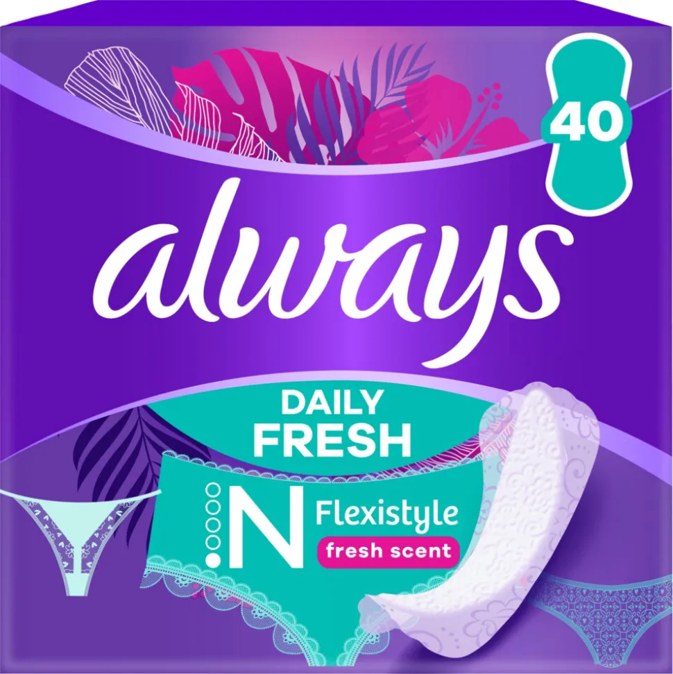 Always Inlegkruisjes Fresh Flexistyle 40 stuks