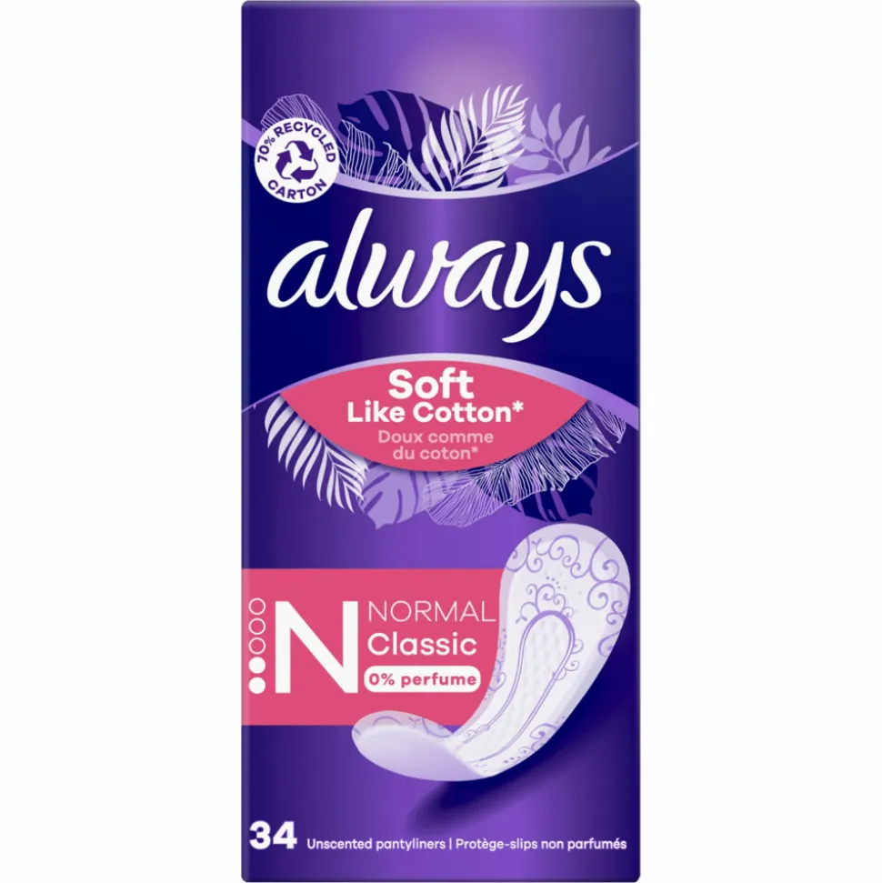 Always Inlegkruisjes Twist & Flex Normal 34 stuks