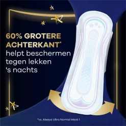 Always Maandverband Ultra Secure Night 22 stuks