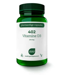 AOV 402 Vitamine D3 25 mcg 60 vegacapsules