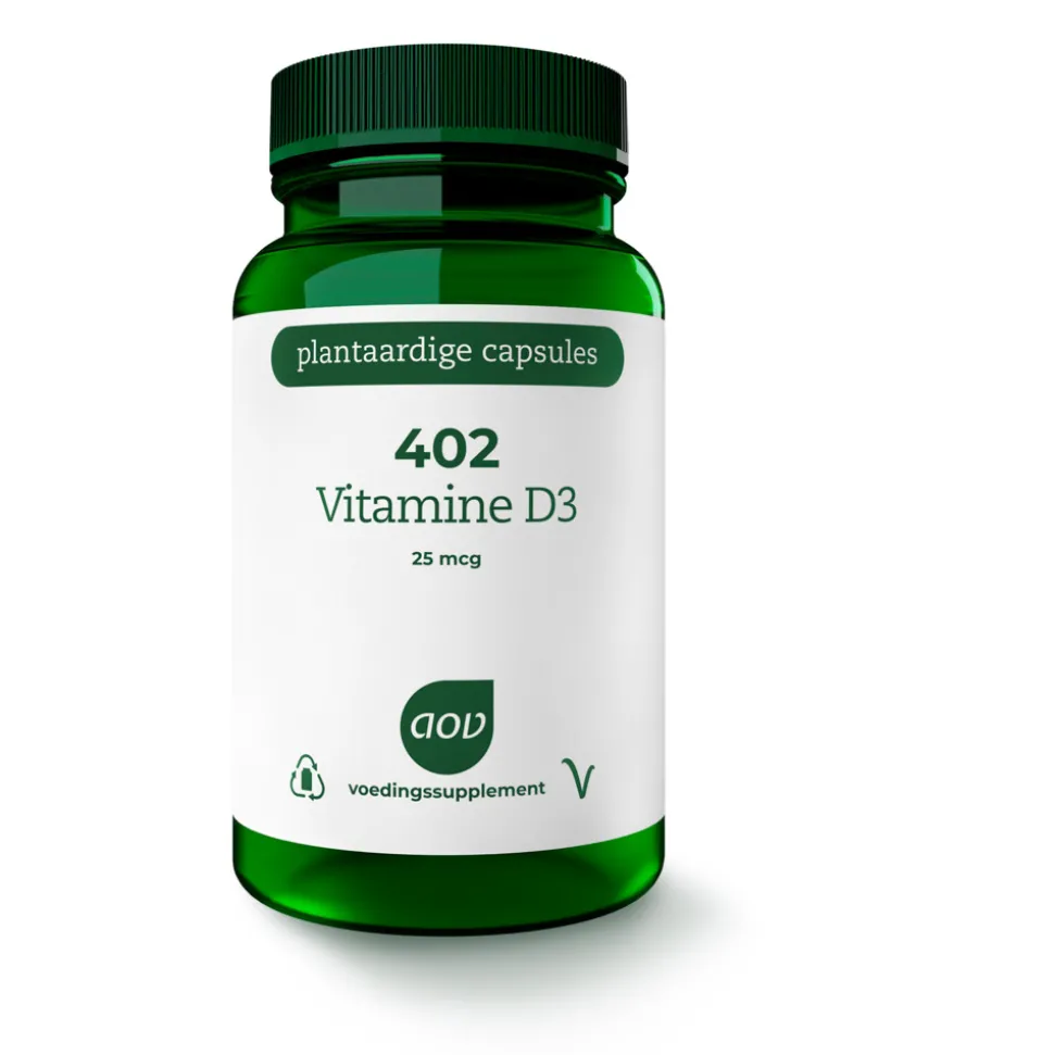 AOV 402 Vitamine D3 25 mcg 60 vegacapsules