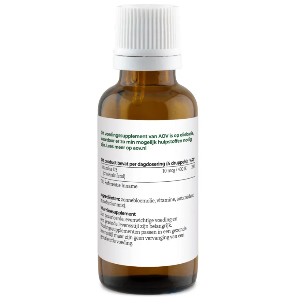 AOV 408 Vitamine D3 druppels 25 ml