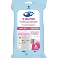 Aqua Washandjes Shampoo 12 stuks
