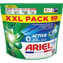 Ariel 4in1 Wasmiddel Pods Actieve Geurbestrijding 60 stuks