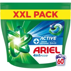 Ariel 4in1 Wasmiddel Pods Actieve Geurbestrijding 60 stuks