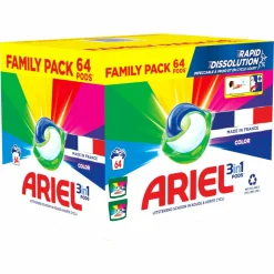 Ariel 3in1 Wasmiddel Pods Color 64 stuks