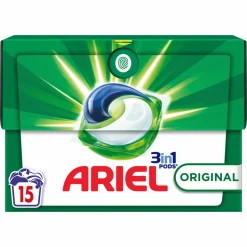 Ariel 3in1 Wasmiddel Pods Original 15 stuks