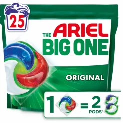 Ariel 3in1 Wasmiddel Pods The Big One Original 25 stuks