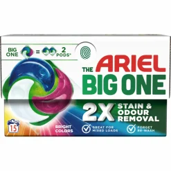 Ariel 3in1 Wasmiddel Pods The Big One Color 15 stuks