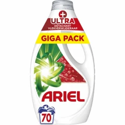 Ariel Vloeibaar Wasmiddel +Ultra Vlekverwijderaar 70 Wasbeurten 3150 ml