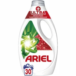 Ariel Vloeibaar Wasmiddel +Ultra Vlekverwijderaar 30 Wasbeurten 1350 ml