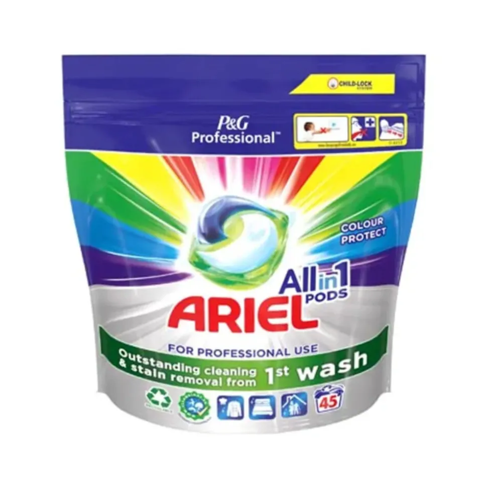 Ariel Wasmiddel All-in-1 Pods Color Protect 45 stuks