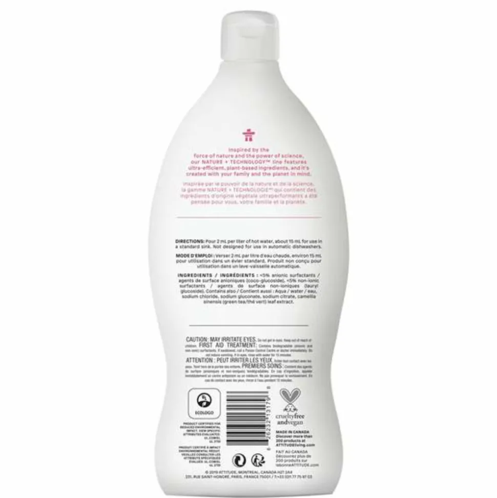 Attitude Little Ones Afwasmiddel Parfumvrij 700 ml