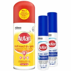 Autan Insectenspray Multi Dry en 2x Na De Beet Gel Pakket