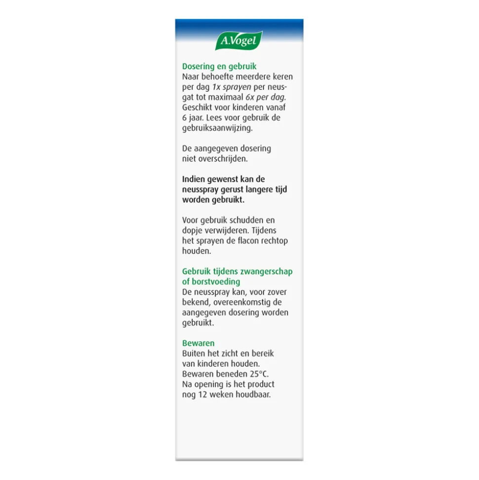 A.Vogel Cinuforce Neusspray Extra Sterk + Menthol 20 ml