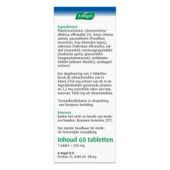 A.Vogel Dormeasan Nachtrust Citroenmelisse 60 tabletten