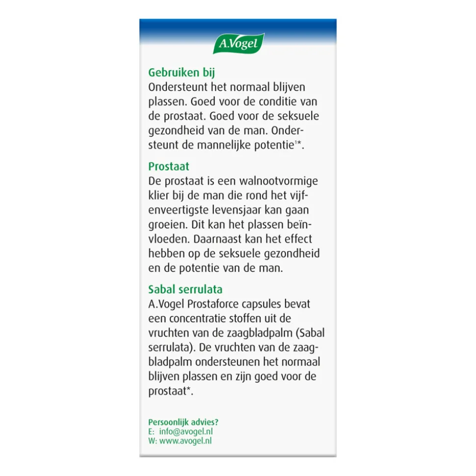 A.Vogel Prostaforce Prostaat 90 capsules