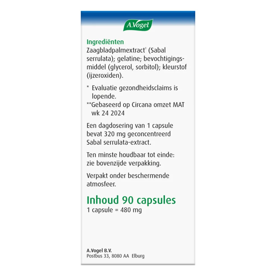 A.Vogel Prostaforce Prostaat 90 capsules