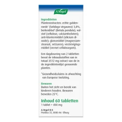 A.Vogel Solidago Vochthuishouding 60 tabletten