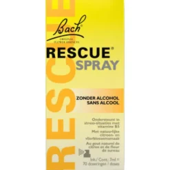 Bach Rescue Spray Zonder Alcohol 7 ml