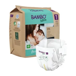 Bambo Nature Luiers Maat 1 (2-4 kg) 22 stuks