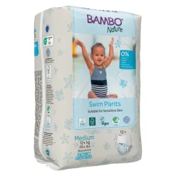 Bambo Nature Zwemluierbroekjes Medium 12+ kg 12 stuks
