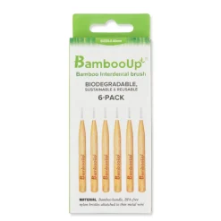BambooUp Bamboo Interdentale Borstels 0,80mm 6 stuks