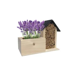 Baza Bee Hotel Met Bio Bloemen Lavendel