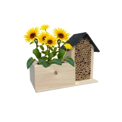 Baza Bee Hotel Met Bio Bloemen Zonnebloem