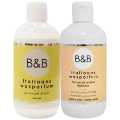 B&B Italiaanse Wasparfum Argan & Amber Musk Pakket