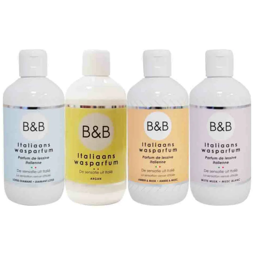 B&B Italiaanse Wasparfum Argan & Amber-Witte Musk & Lotus Diamant Pakket